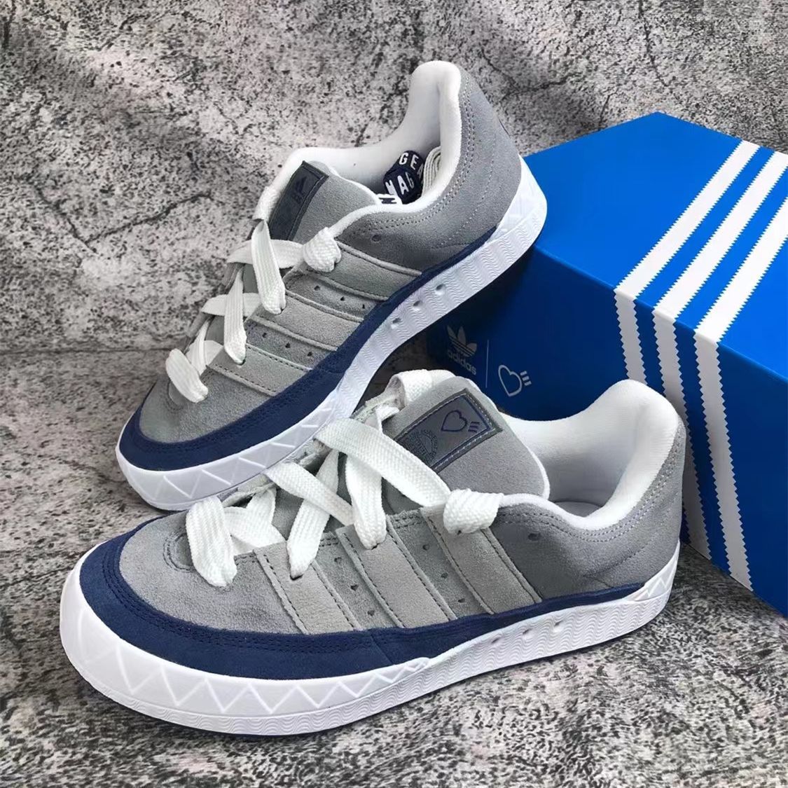 adidas adidas Adimatic Human Made Grey アディダス HP9915 メンズ スニーカー ランニングシューズ -  メルカリ