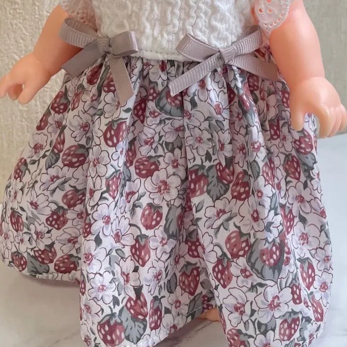 ソランちゃん メルちゃん 服 リバティ生地 切り替えワンピース - メルカリ 