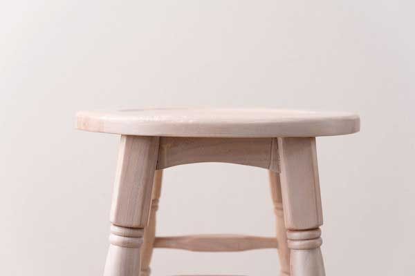 ２脚セット 天然木 ミンディ のオーバルハイスツール クラシカルデザイン W33×D32×H60cm No.785 ホワイト USTAUSTRALIA_COM_AU