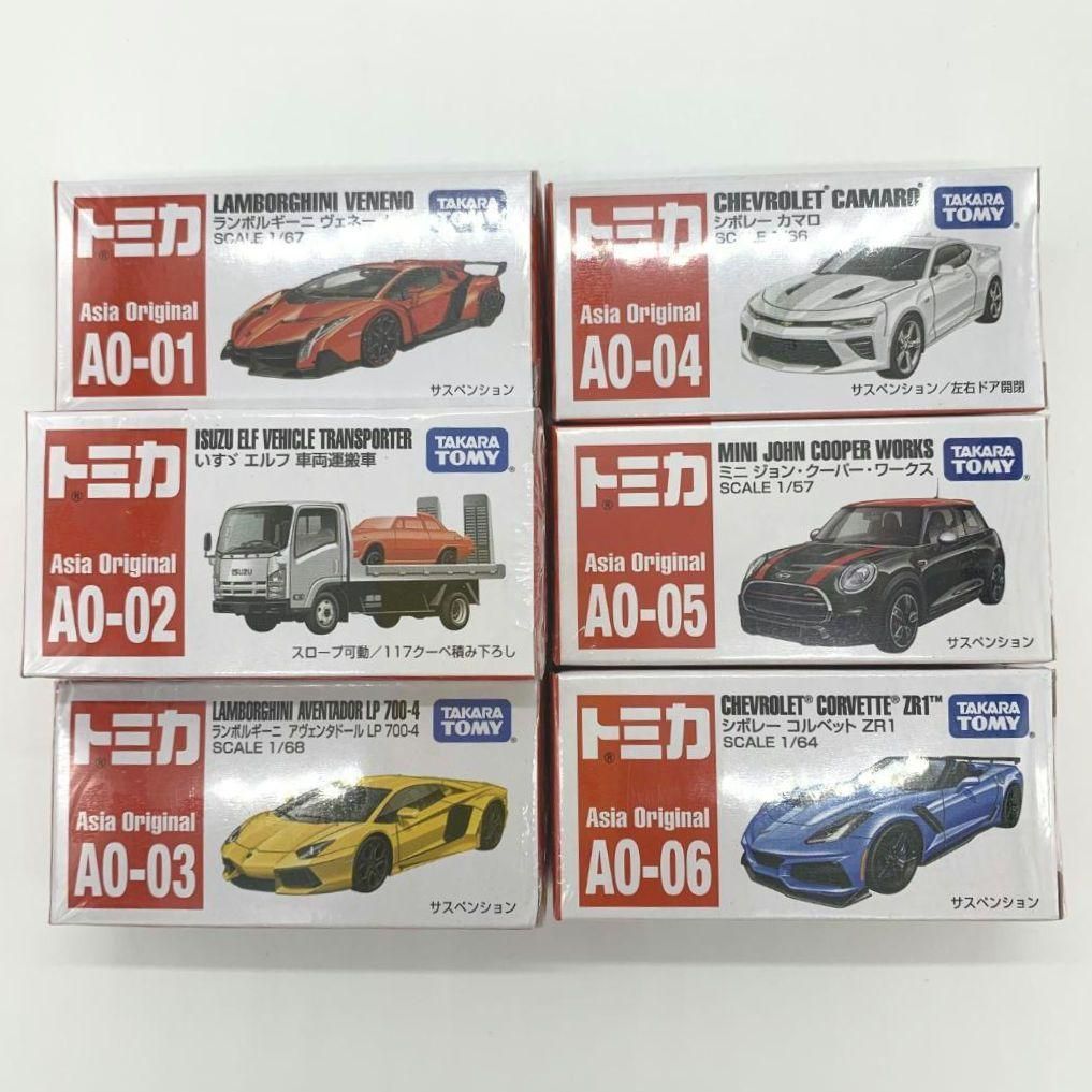 トミカ 日本未発売 アジア ミニカー 6種類セット