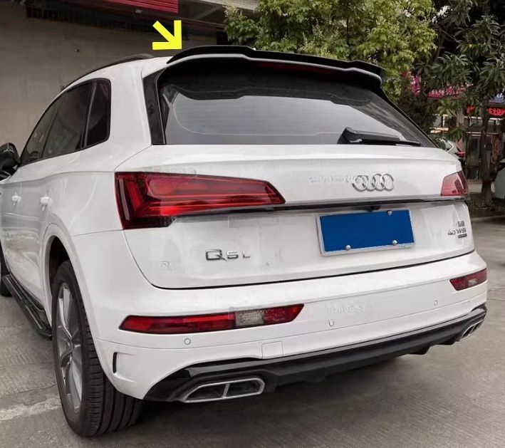 アウディ Q5 FY 2017年- リアウィング リアスポイラー ダックテール 外装カスタム 1個 ブラック