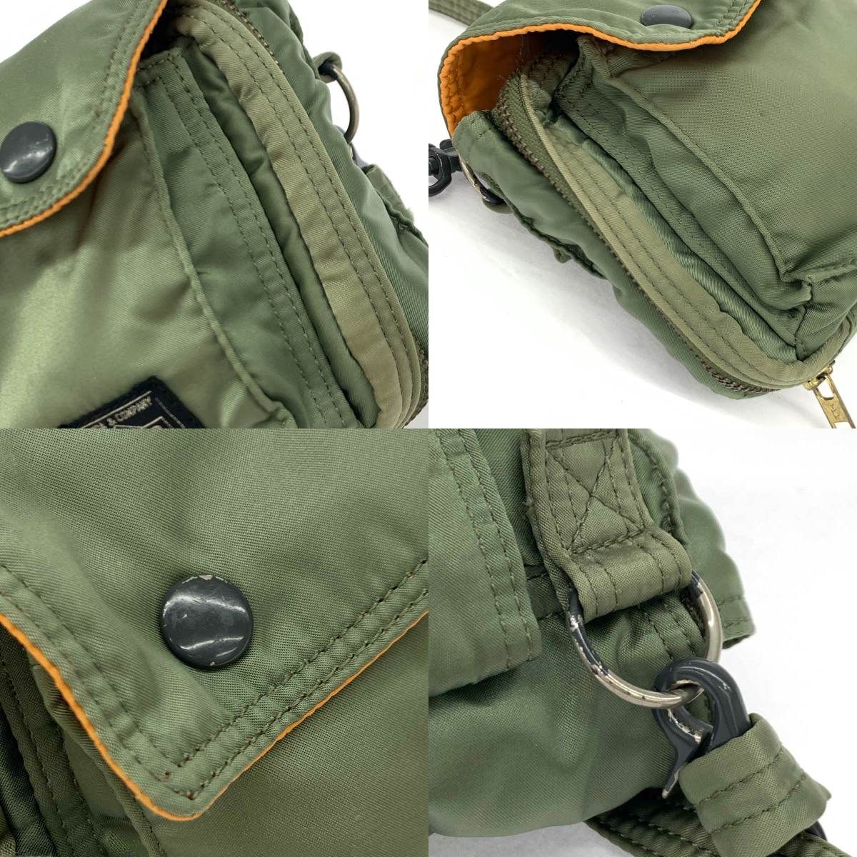 PORTER 廃盤　タンカー　グリーン ショルダーバッグ 美品✨ポーター タンカー ショルダーウォレット グリーン 廃盤