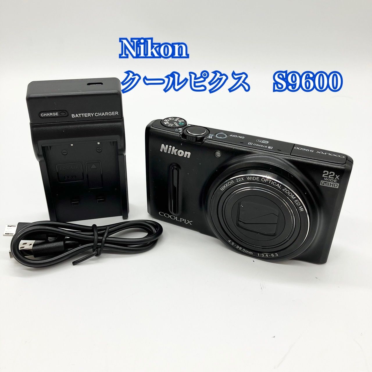 ニコン COOLPIX S9600（マットブラック） - メルカリ