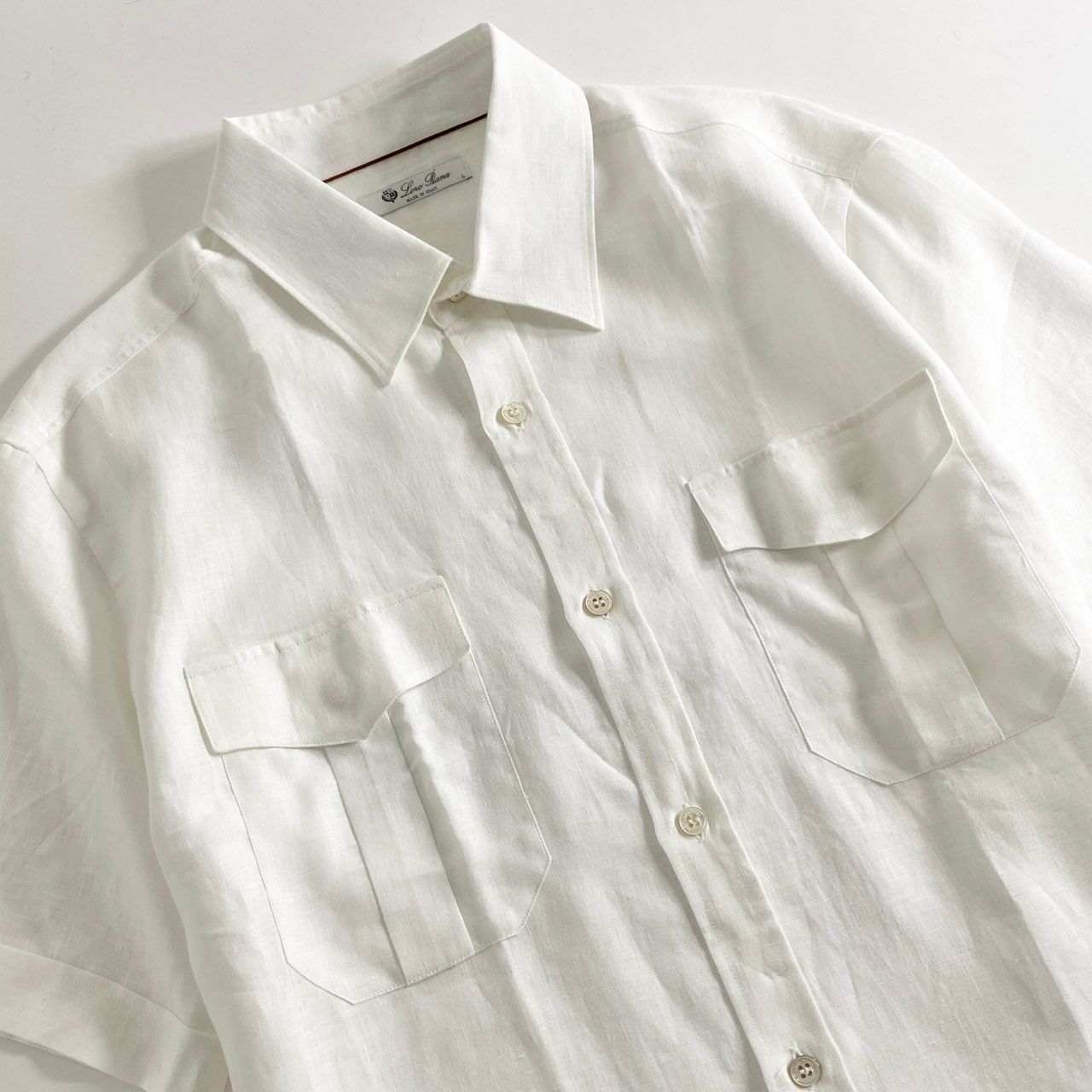 4a17 《美品》 イタリア製 Loro Piana ロロピアーナ リネン