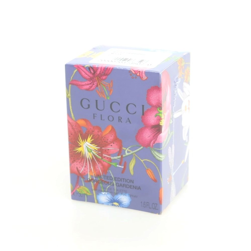 【定番，最新作】 【中古】【未使用】グッチ GUCCI FLORA GORGEOUS GARDENIA オードトワレ 香水 フレグランス ブルーパープルxマルチ【サイズ50ml】【レディース】 香水(ユニセックス)