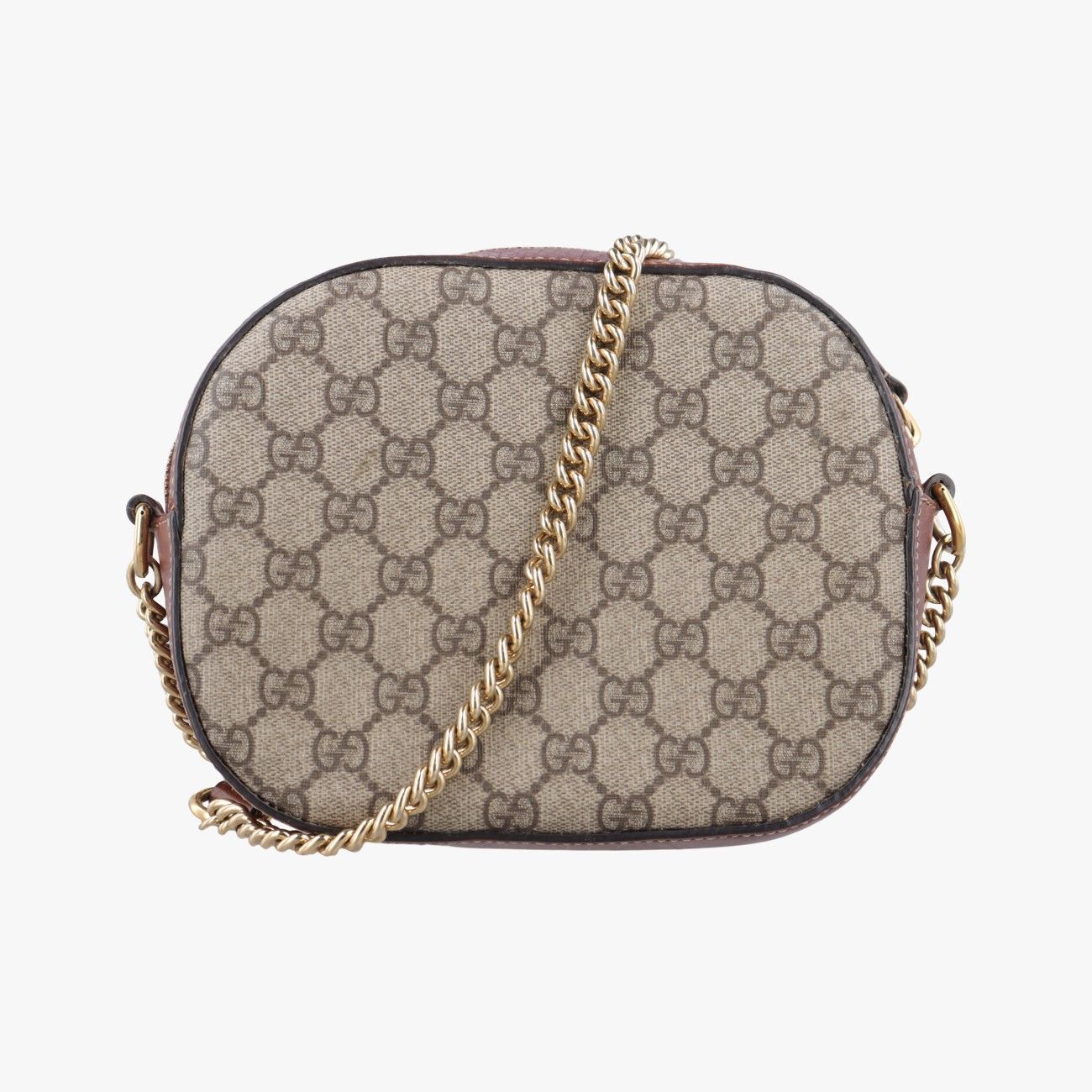 グッチGucciGGスプリームベージュ×ブラウンPVCコーティングキャンバス409535B019173811