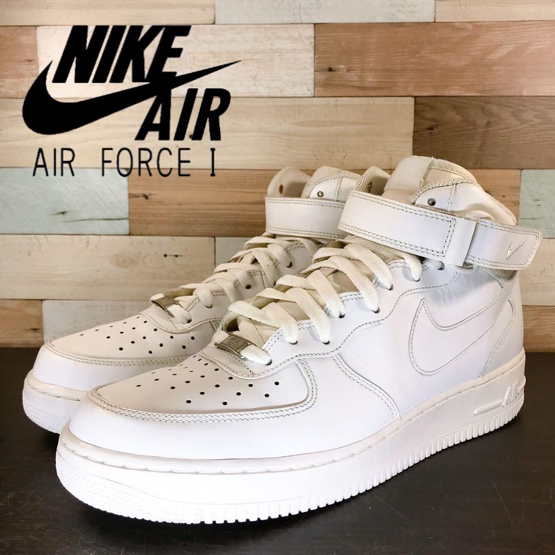 NIKE AIR FORCE 1 MID 07 エア フォース 1 ミッド カット ホワイト 白