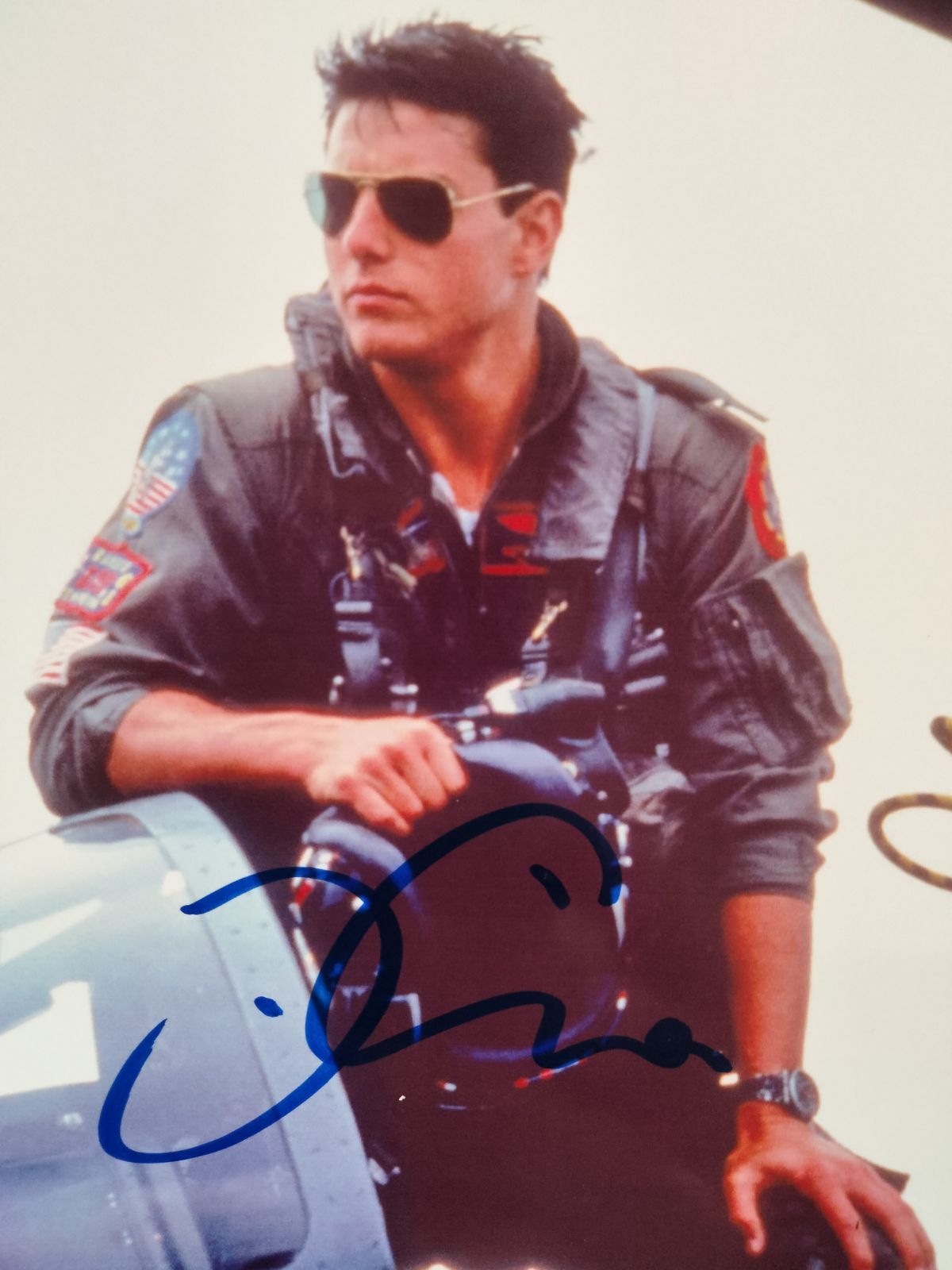 トム・クルーズ直筆サイン入り2Lサイズ写真‥Tom Cruise…トップガン