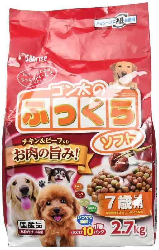 マルカン ドッグフード ゴン太のふっくらソフト 7歳以上用 2.7 マルカン ドッグフード ゴン太のふっくらソフト 7歳以上用 2.7