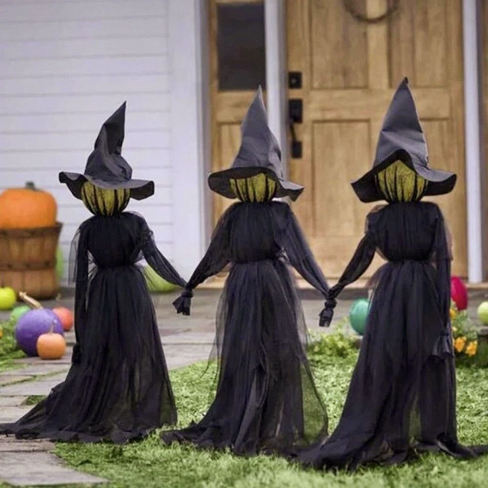 ハロウィン人形 未亡人の魔女の手 2本セット ハロウィン 魔女 ウィッチ 人形 LED ドール 仮装 置物 ホラー