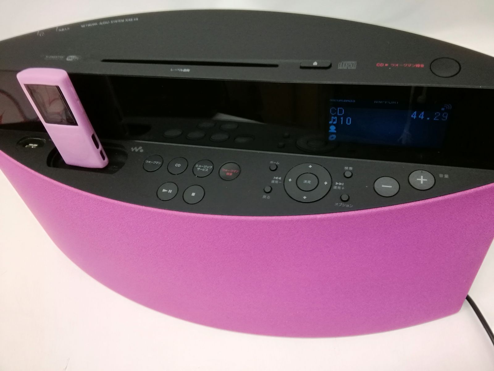 SONY コンポ ピンク ウォークマン付き NAS-V5 NAS-V5 ソニー : NAS-V5