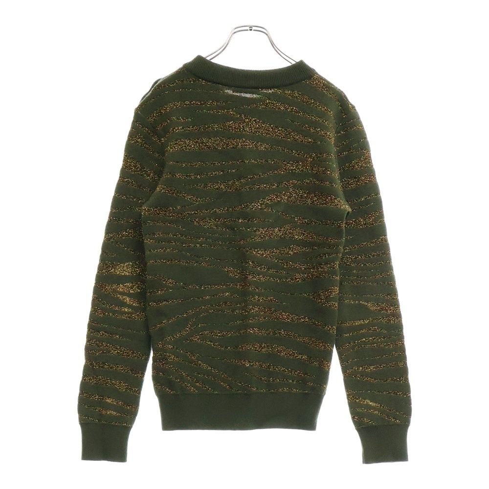 BALMAIN (バルマン) 14AW ゼブラ柄 ショルダーボタン クルーネック 