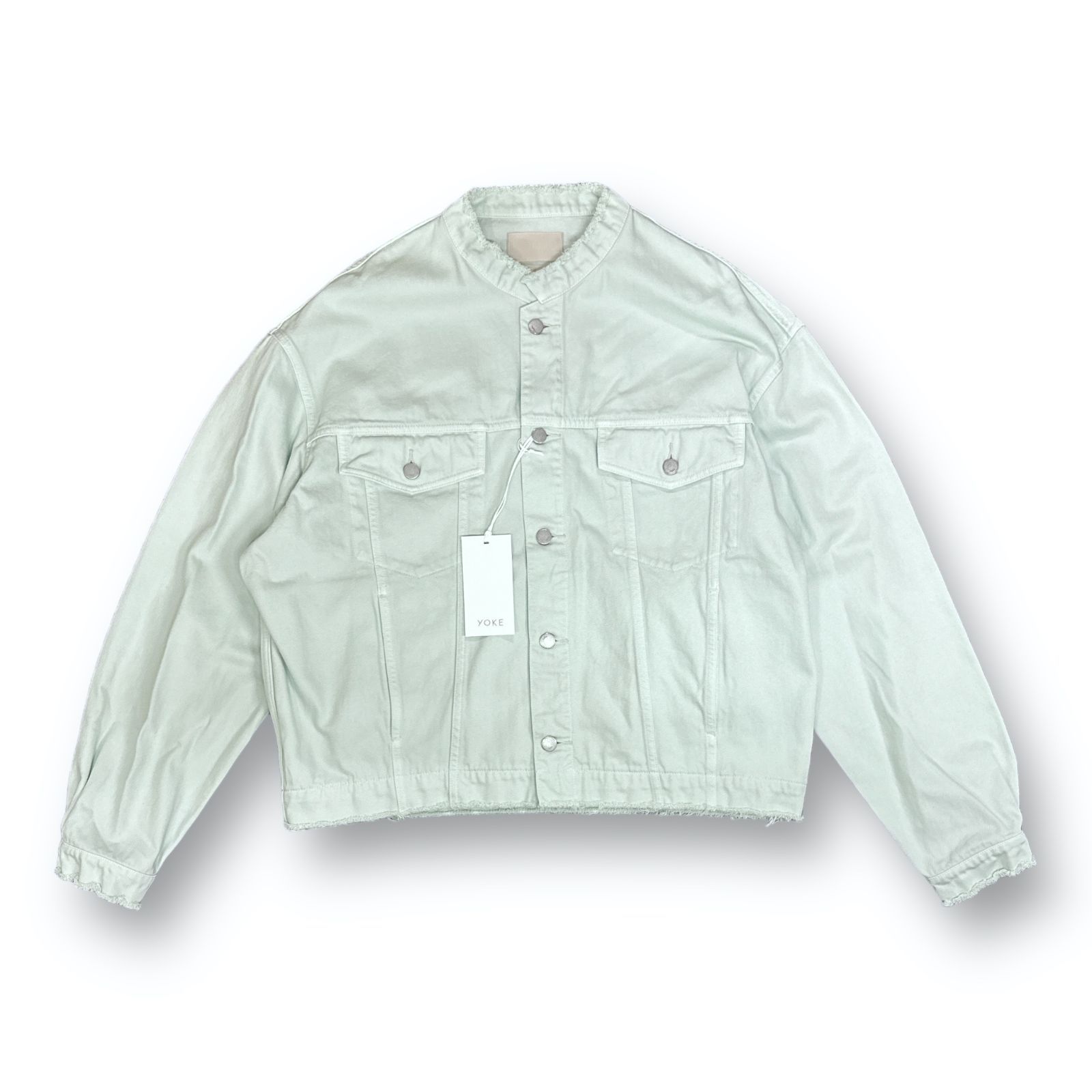 定価49500円 新品 YOKE 23SS CUT-OFF WIDE DENIM TRUCKER JACKET