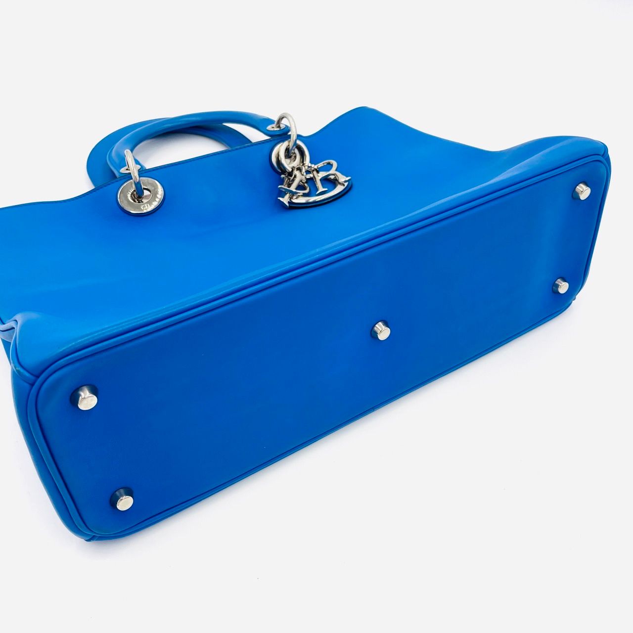 ディオール DIOR ディオリッシモ レザー ブルー 2way ディオール DIOR ディオリッシモ レザー ブルー 2way