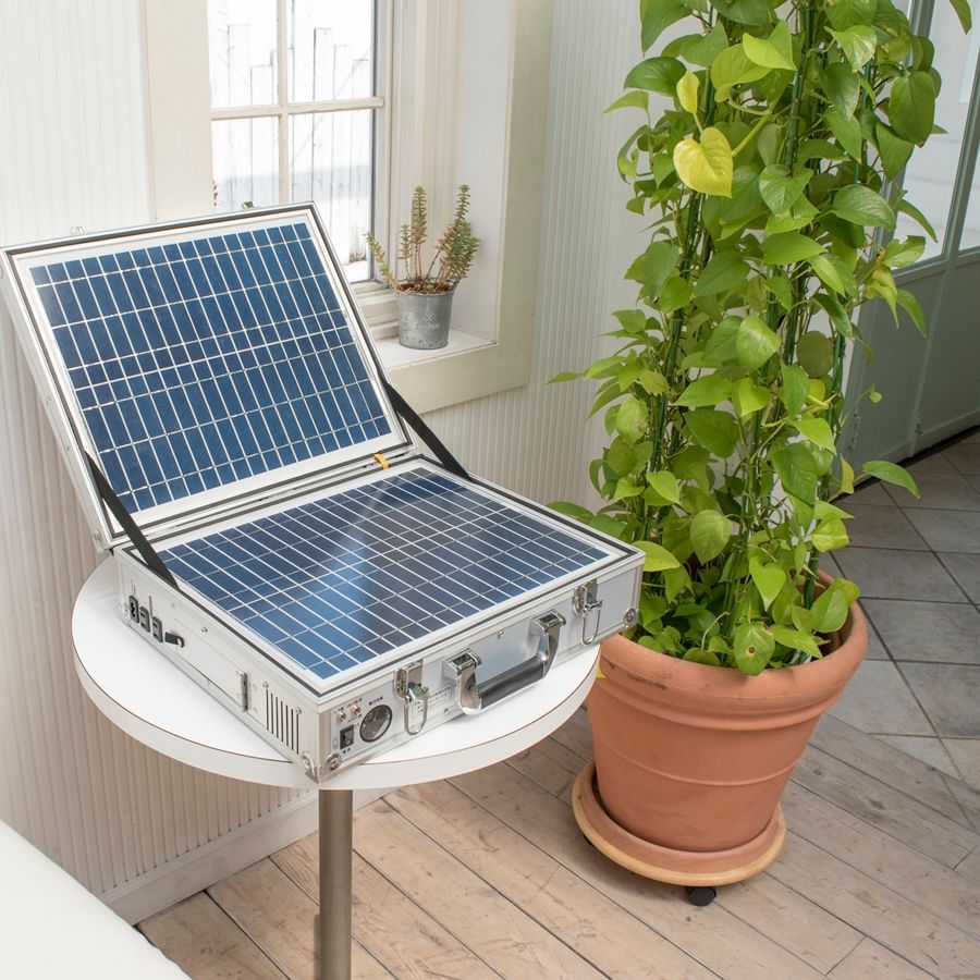 ☆発送も可 ソーラー発電システムバリバリくん ☆4回使用 会社で商品の