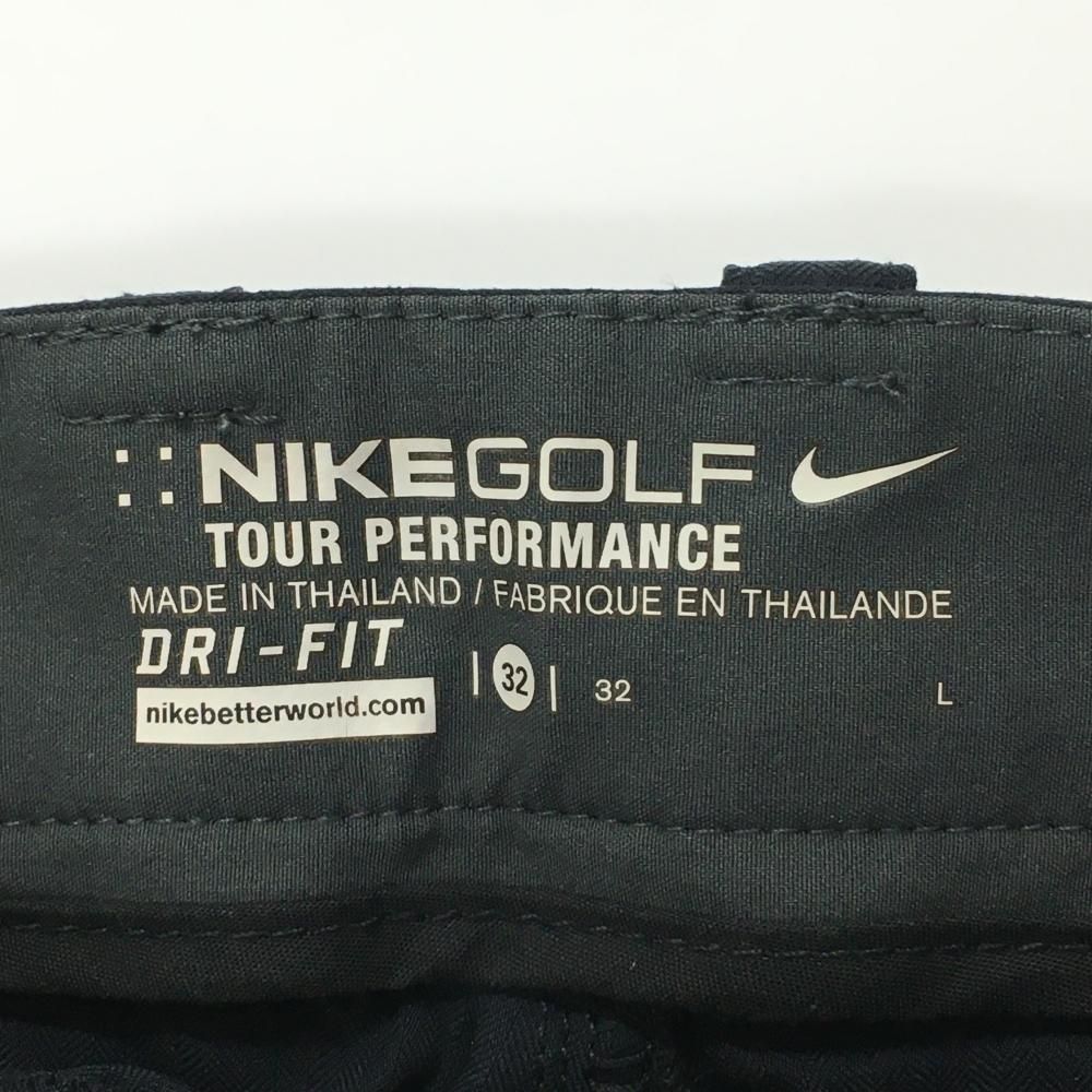 美品】ナイキゴルフ パンツ 黒 ストレッチ ナイロン混 DRY-FIT メンズ