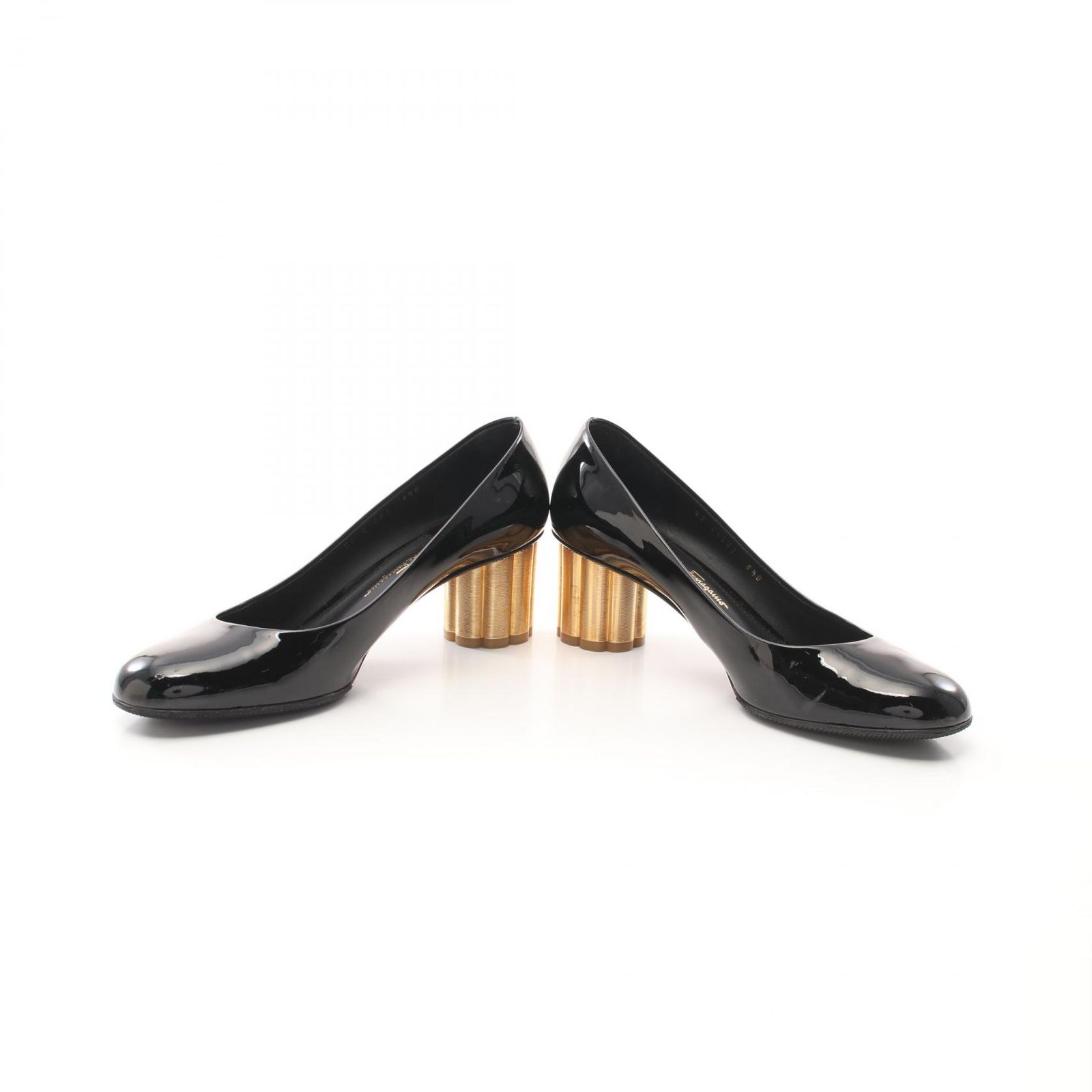 サルヴァトーレフェラガモ Salvatore Ferragamo パンプス ブラック 