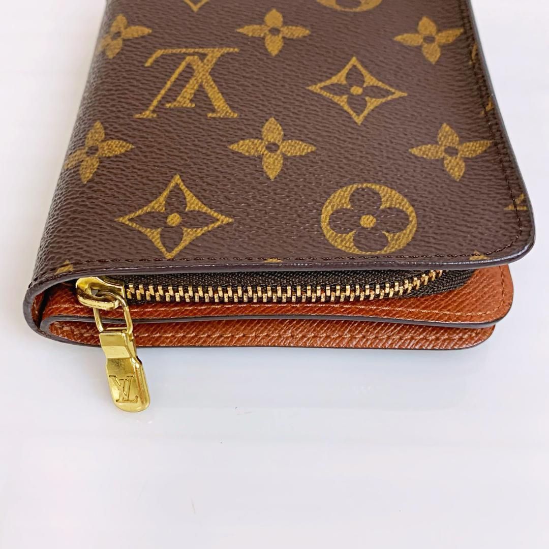 ルイ ヴィトン◎コンパクトジップ モノグラム ラウンドファスナー 二