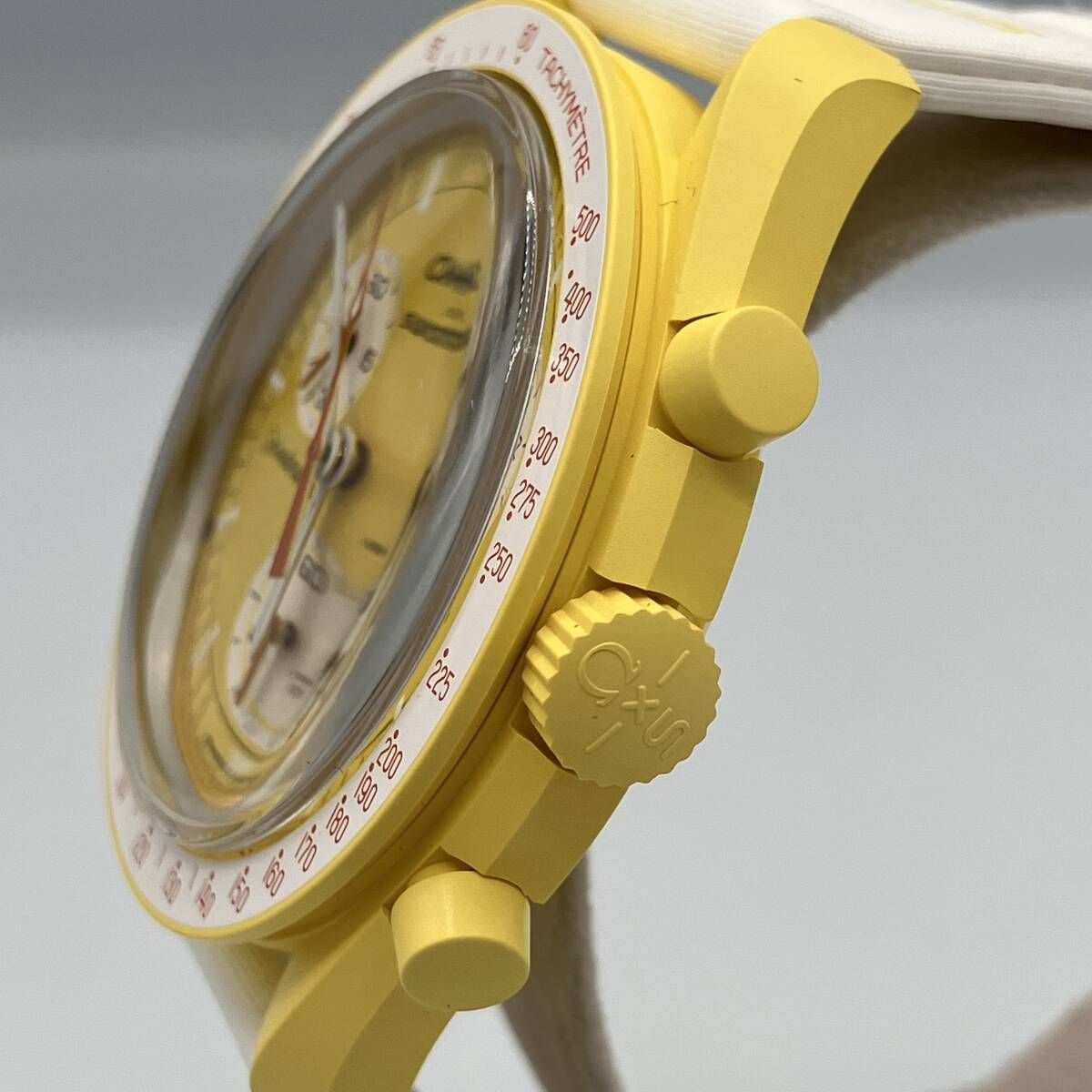 Swatch オメガ Moonshine Gold スウォッチ Omega 白L | フリマアプリ