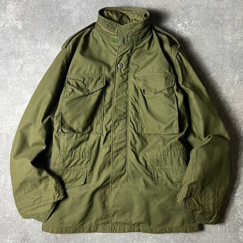70s US ARMY 米軍実物 M-65 フィールド ジャケット S-R 3rd / 70年代 