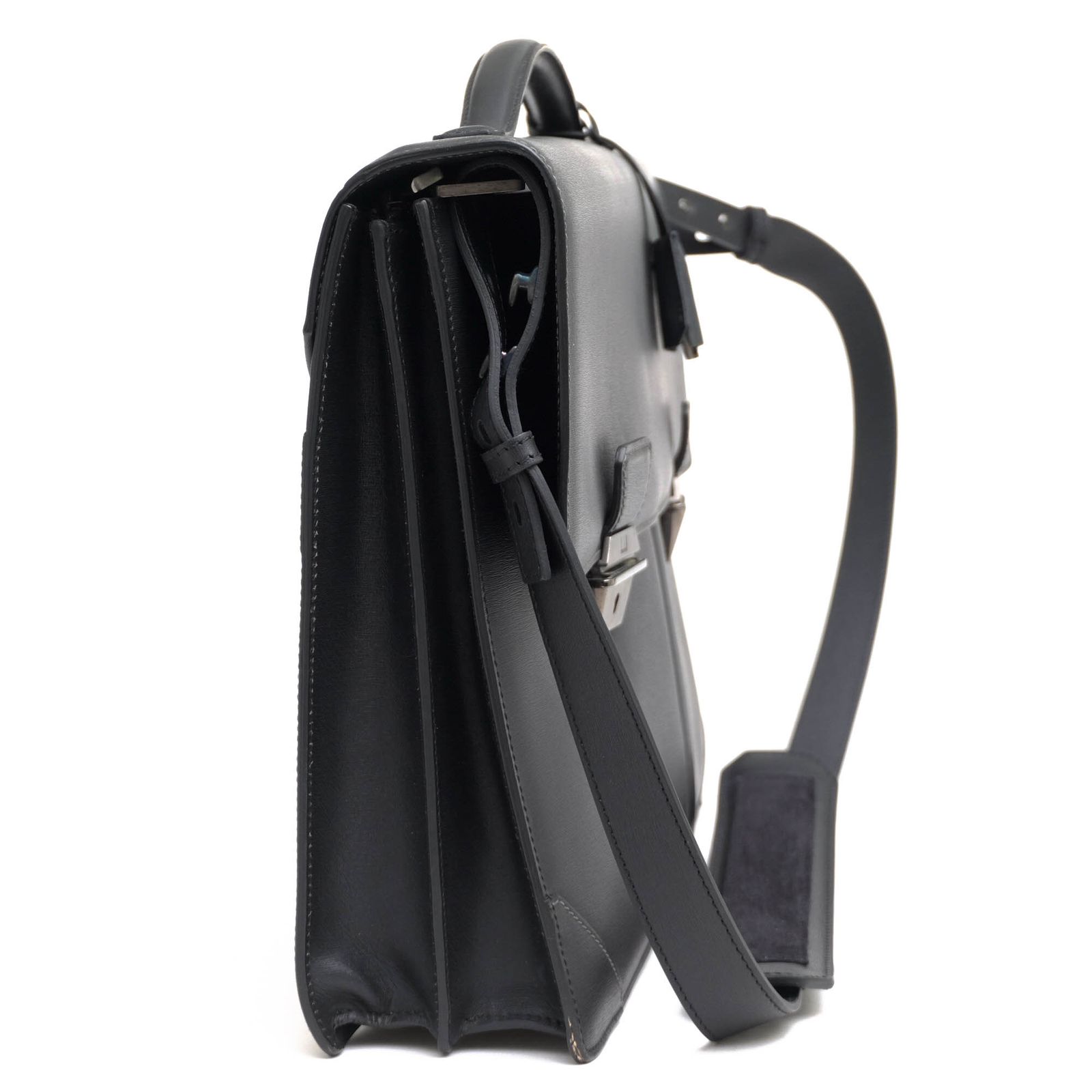 dunhill ビジネスバッグ 黒 レザー dunhill ダンヒル ビジネスバッグ ウィンザー ブラック PVC