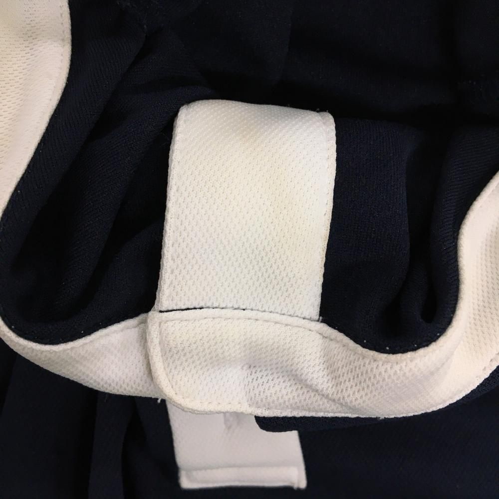 archivio - アルチビオ ノースリーブポロシャツ ネイビー×白 シリコンワッペン  レディース 38(M) ゴルフウェア archivio アルチビオ ノースリーブポロシャツ ネイビー×白 シリコン