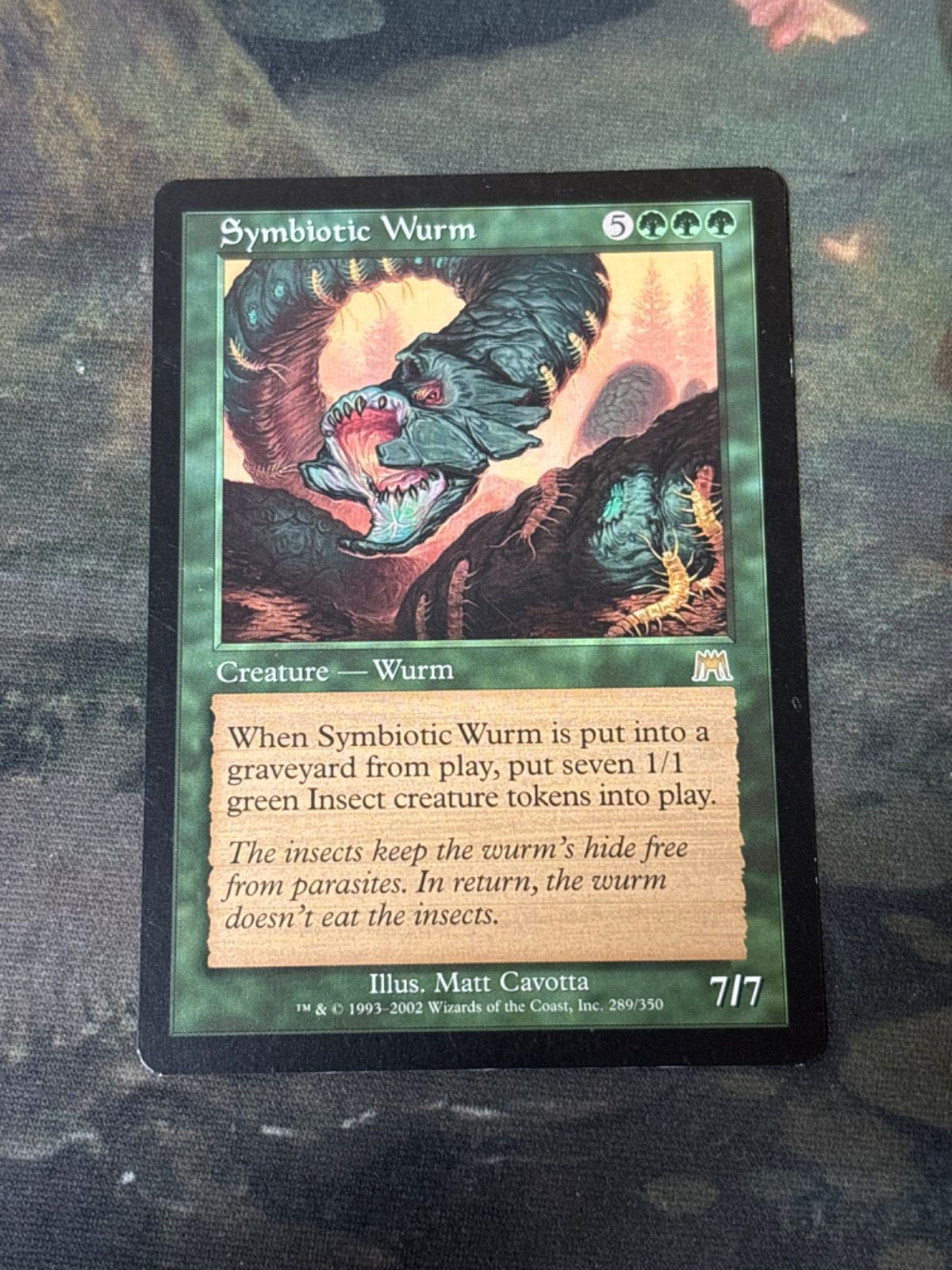 MTG 共生のワーム 日本語版 Foil オンスロート nv7 75 共生のワーム/Symbiotic Wurm ONS オンスロート 英語版 EN MTG