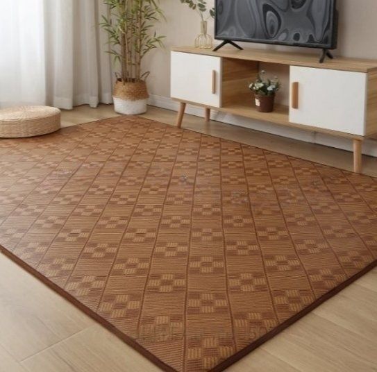 藤編みの涼しい座敷畳 リビング ベッドルーム ベランダ ベッドサイド用の夏の天地敷120 180