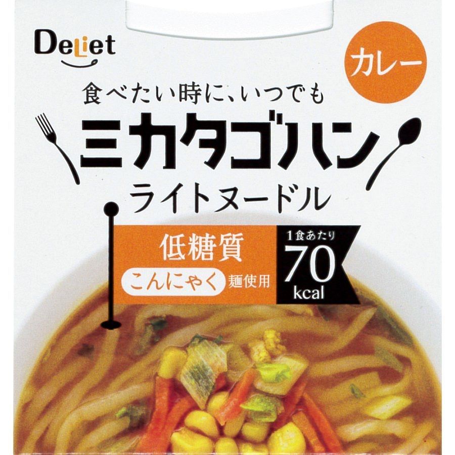 メルカリShops - ミカタゴハン 3種各4個 こんにゃく麺 低糖質 豚骨 辛みそ カレー レンジ調理