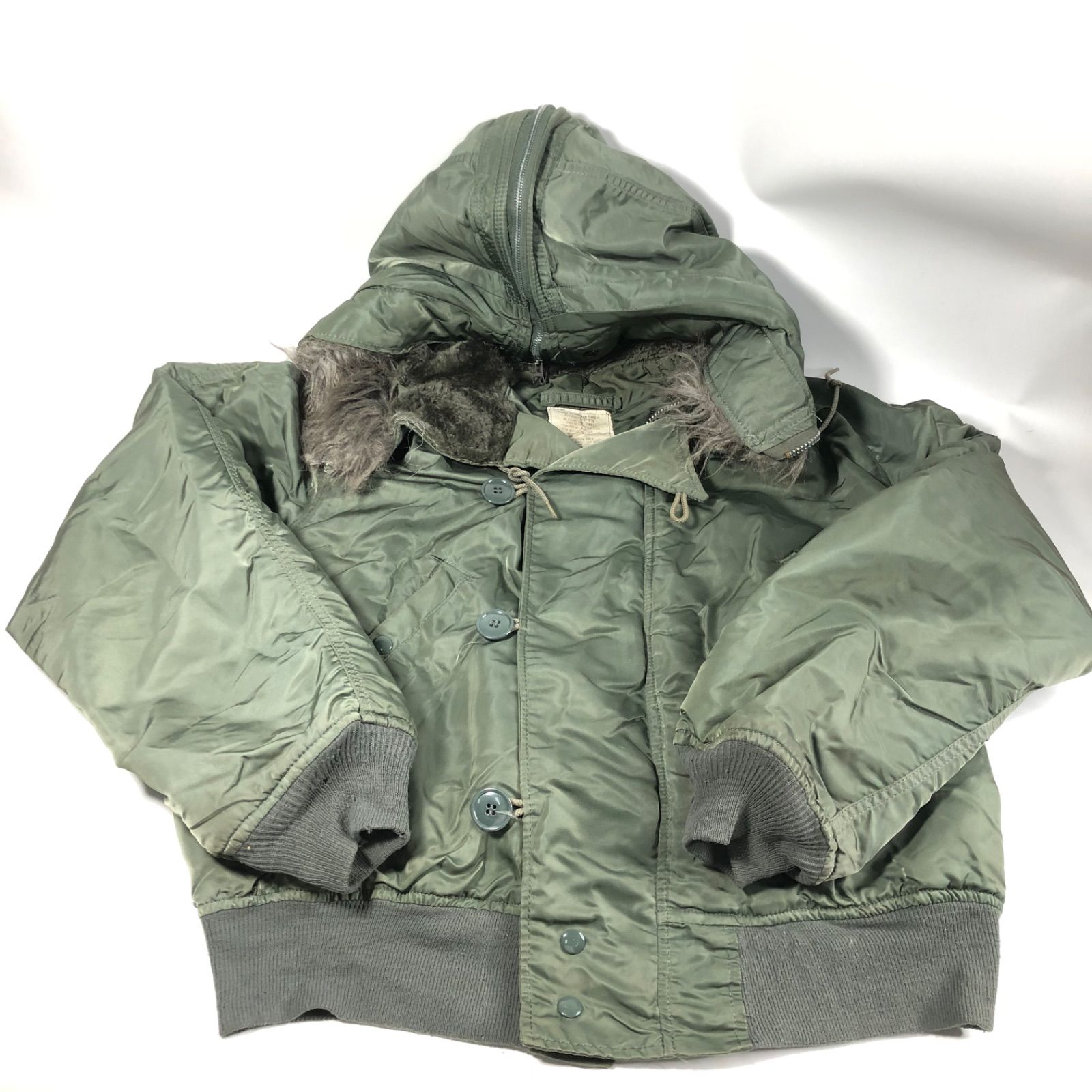 A1016-5-5 ALPHA アルファー メンズ N-2B フライトジャケット ファー付