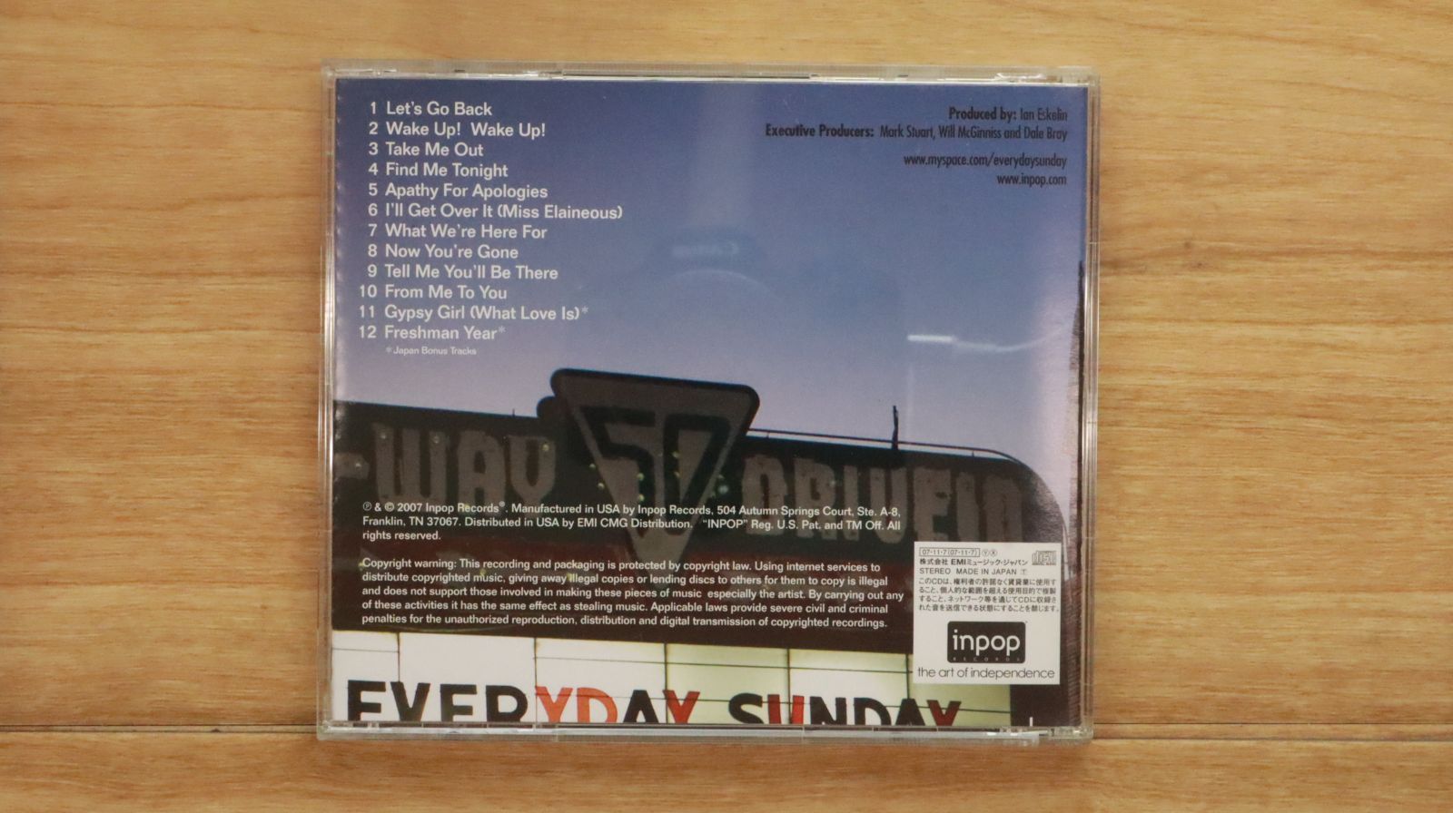【中古】 ウェイク・アップ・エブリバディ/ＣＤ/SRCS-6376 国内盤CD☆エヴリデイ・サンデー/EVERYDAY SUNDAY□ ウェイク