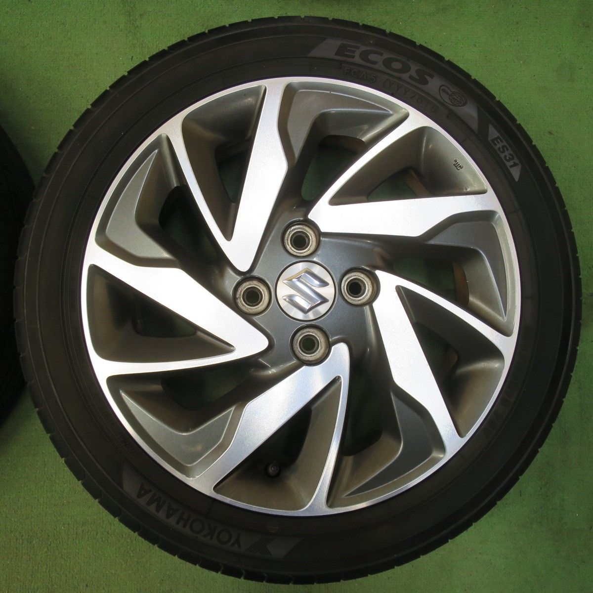 キレイ☆スズキ スペーシア カスタム 純正 165/55R15 ヨコハマ エコス 