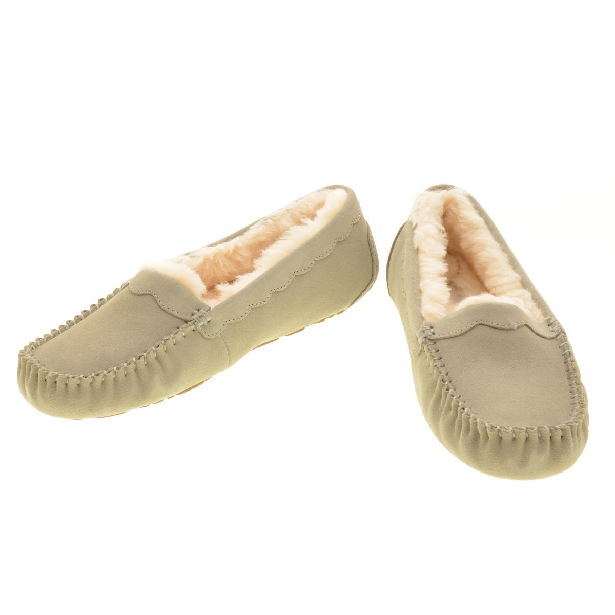 UGG 1118841 W SCALLOPED MOC ムートンレザーシューズ