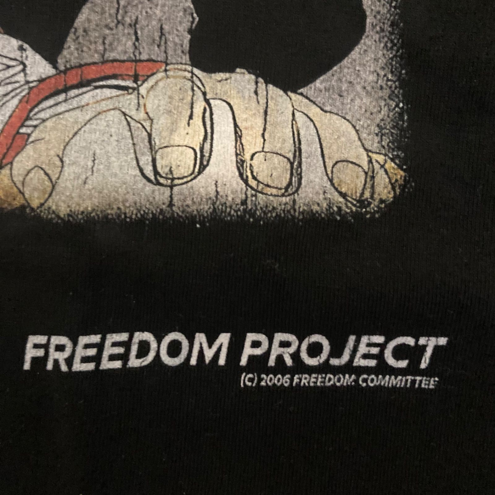 古着 両面プリント 日清カップヌードル FREEDOM フリーダム 大友克洋 T