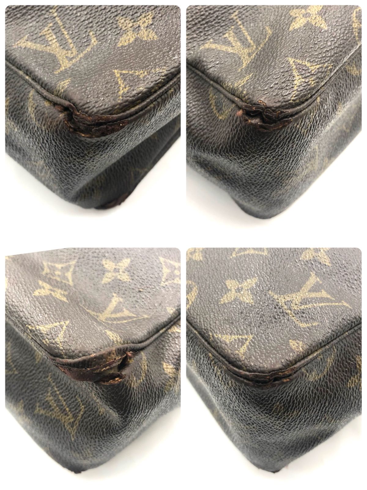 ルイヴィトン　モノグラム　トゥルーストワレット28 ポーチ　クラッチバッグ □鑑定済み□LOUIS VUITTON ルイヴィトン モノグラム トゥルー