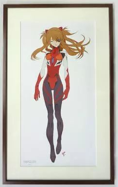 イラストボード ≪イラスト画集≫ エヴァンゲリオン展 複製原画 アスカ