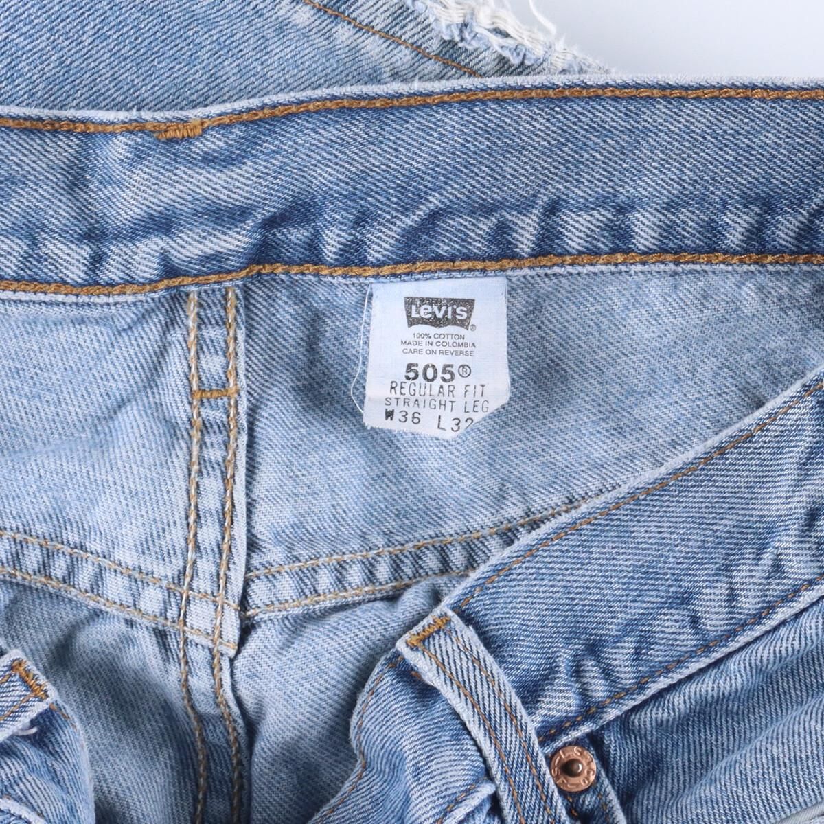 古着 リーバイス Levi's 505 テーパードジーンズ デニムパンツ メンズ