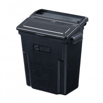 サンワサプライ 3段式ワゴン用蓋付きサイドBOX 大 CART-FA3ST1BK