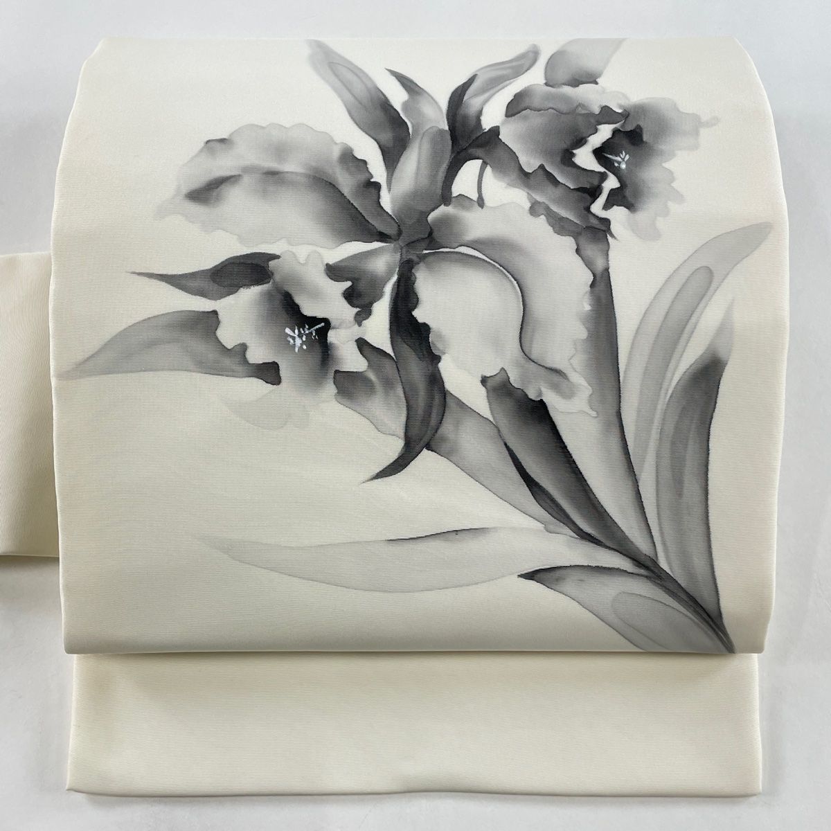 平和屋着物○全通柄九寸名古屋帯 格子 正絹 逸品 未使用 DAAY1649ps