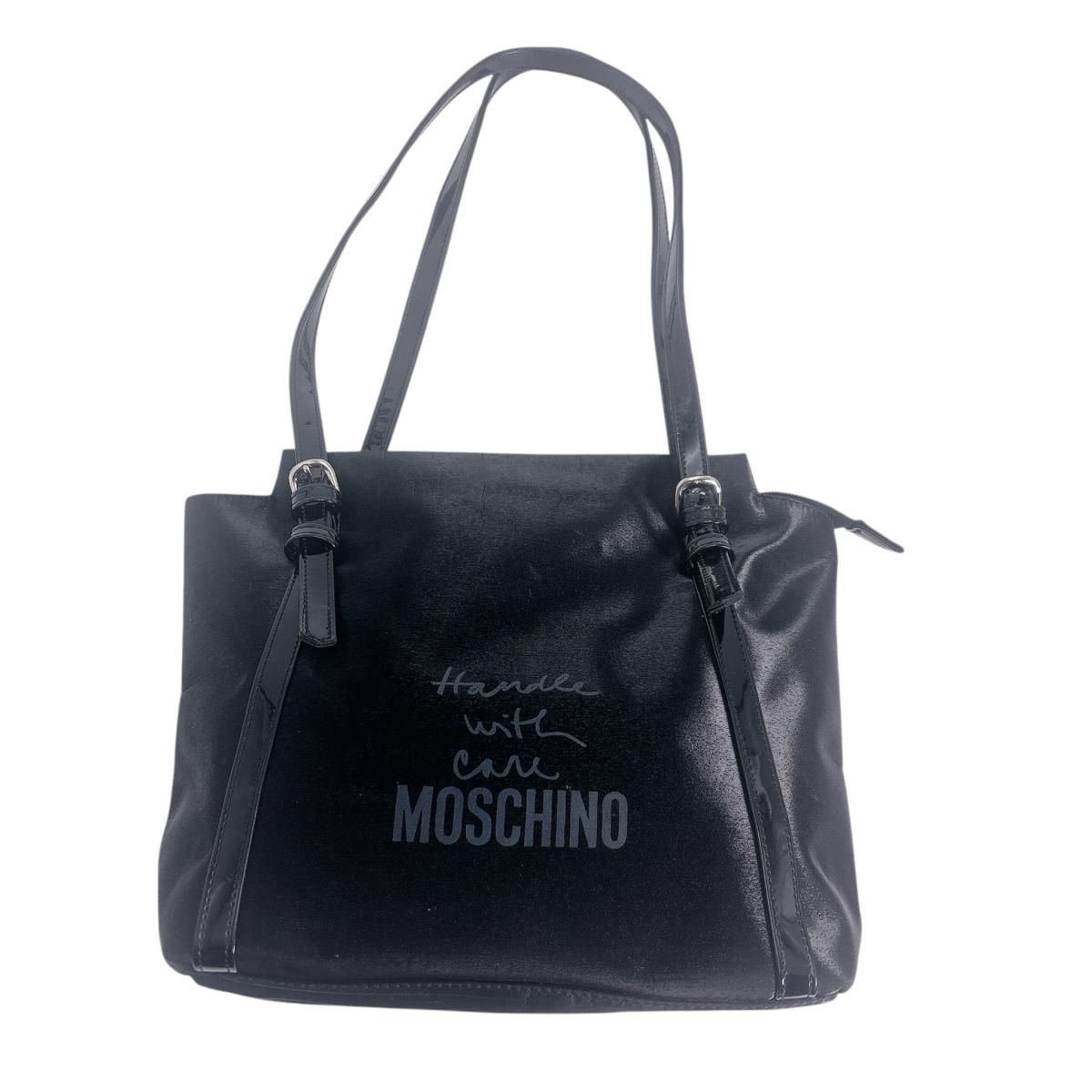 モスキーノ ハンドバッグ トートバッグ MOSCHINO ブラック