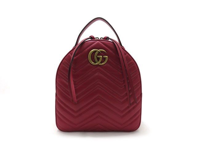 未使用】 GUCCI グッチ GGマーモント バックパック 476671 リュック