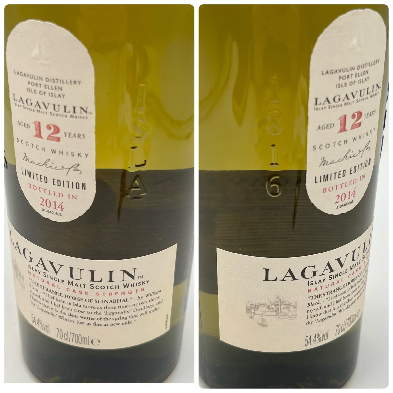 未開栓 ウイスキー ラガヴーリン 12年 カスクトレングス リミテッドエディション2014 容量700ml アルコール54.4％ 未開栓 ウイスキー ラガヴーリン 12年 カスクトレングス