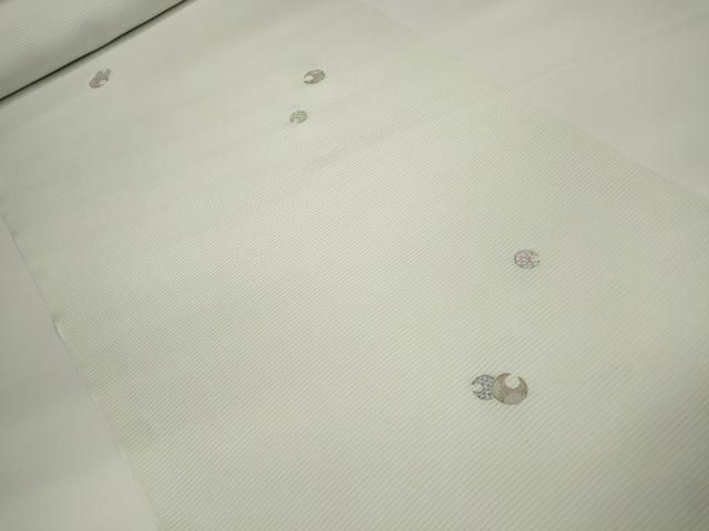 平和屋本店 上 夏物 小紋 反物 着尺 絽 総刺繍 月 ムーン 金糸 DZAA11468kh5