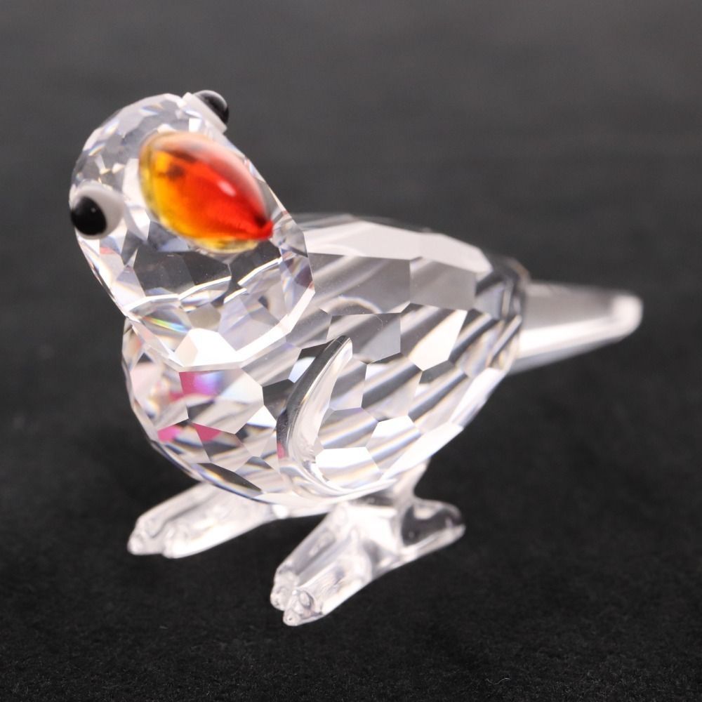 スワロフスキー オウム クリスタルのオウムデコレーション