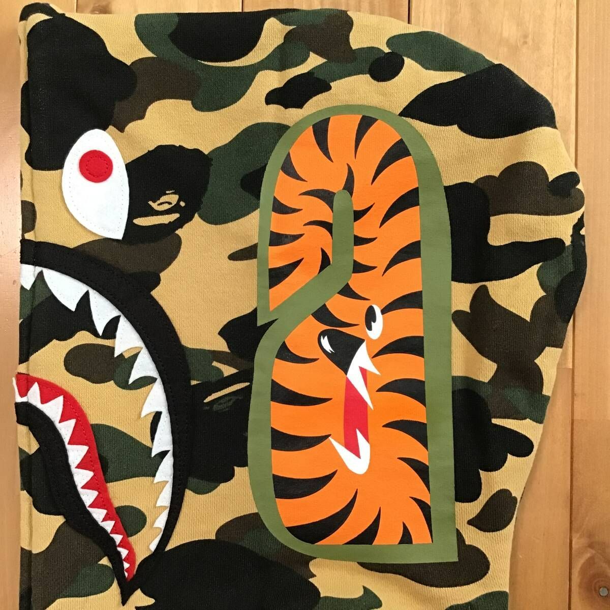 Crazy 1st camo シャーク パーカー Mサイズ shark full zip hoodie a 
