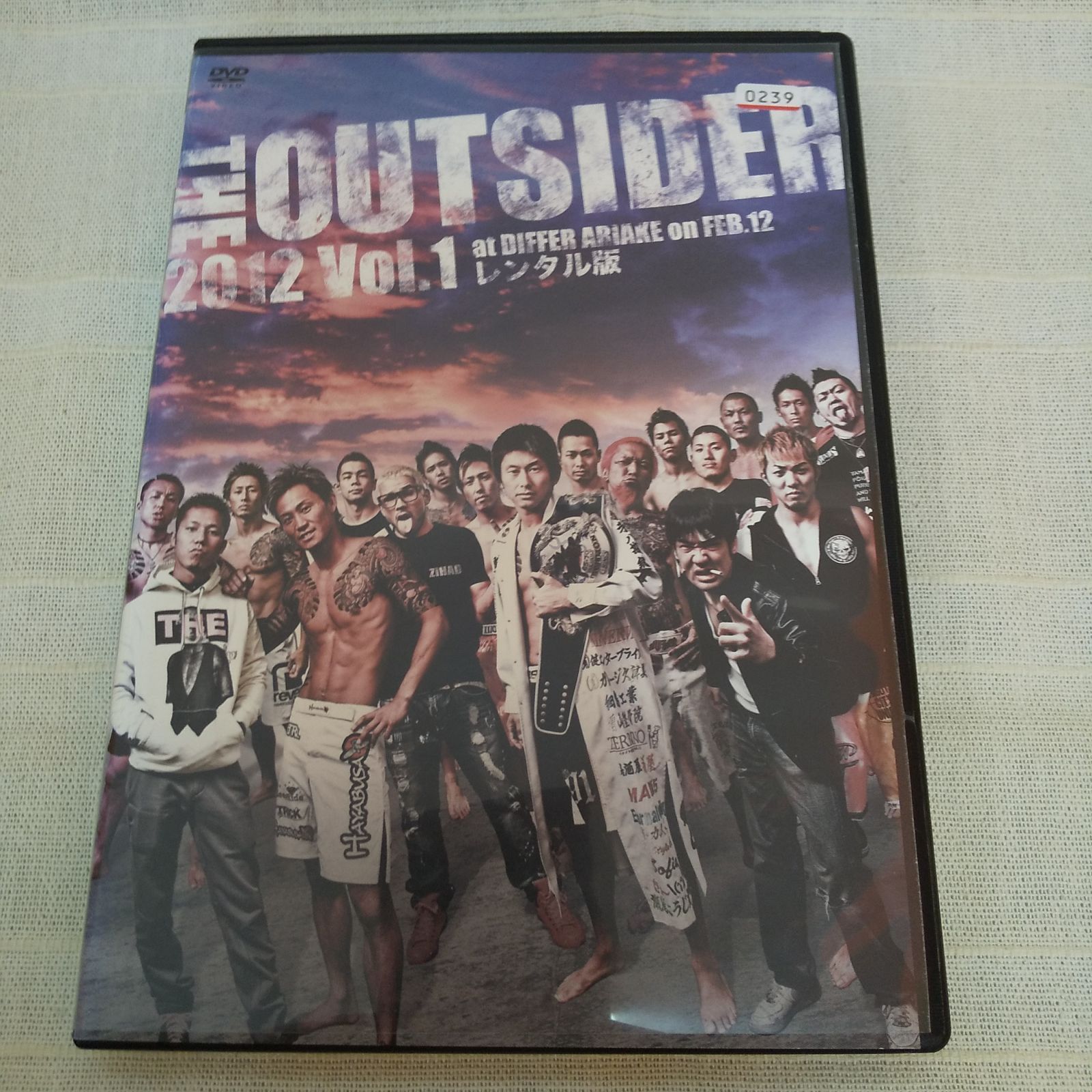 ジ・アウトサイダー 2012 VOI.1 レンタル専用 中古 DVD ケース
