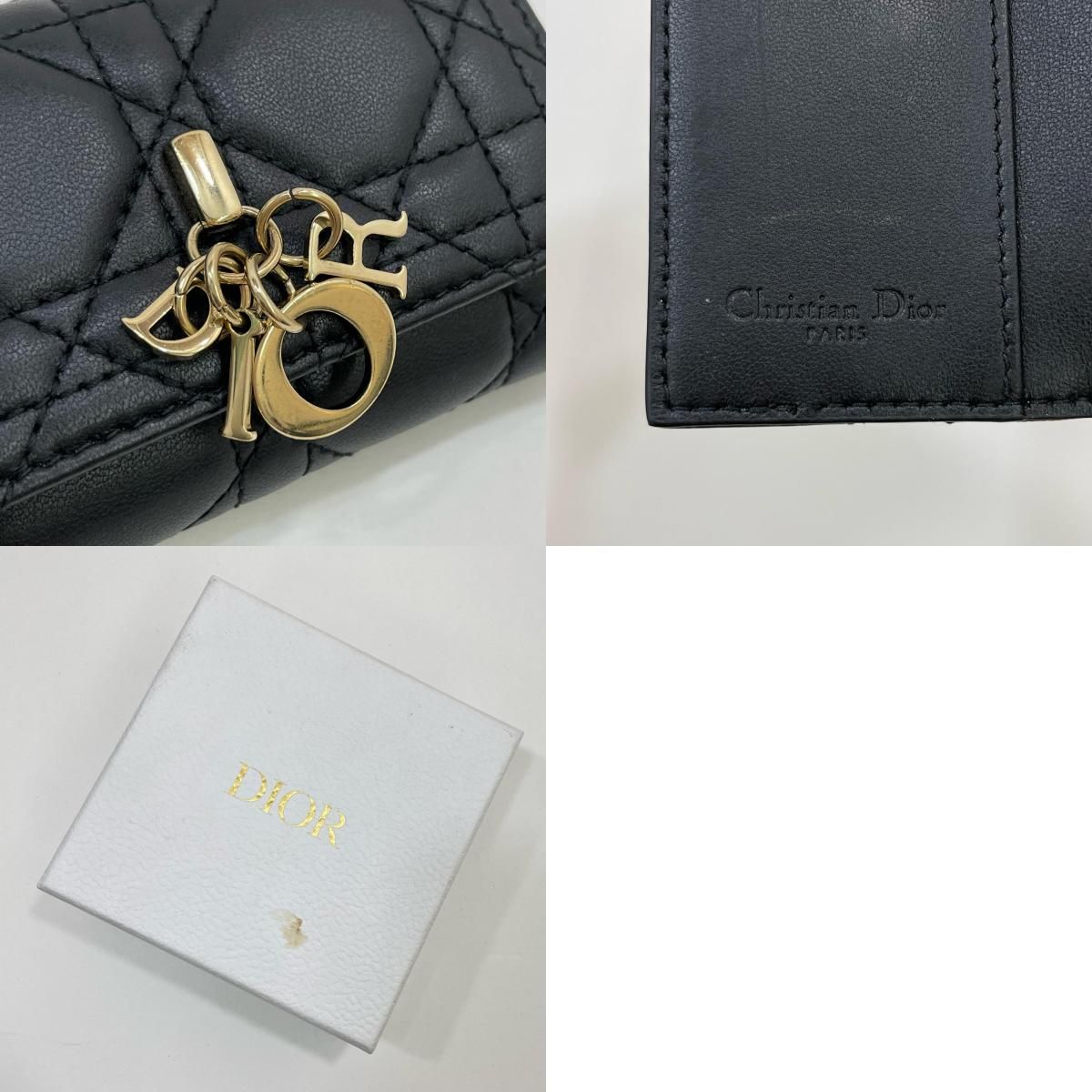 中古】Christian Dior | クリスチャンディオール カナージュ 4連キー
