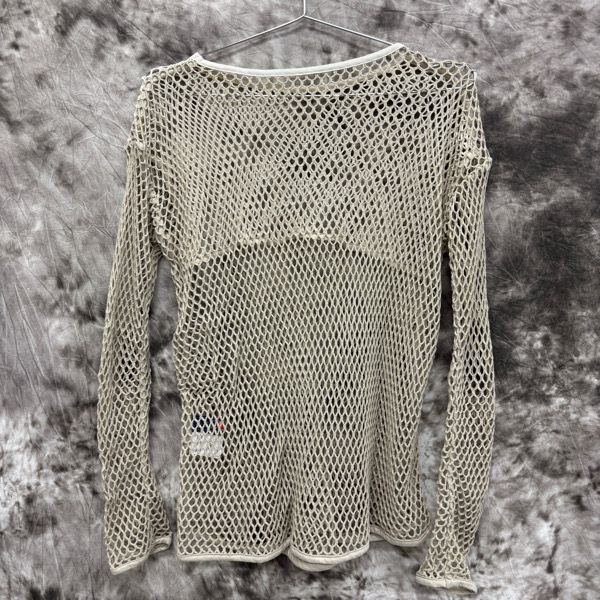 未使用】blackmeans/ブラックミーンズ 2TONE MESH LONG SLEEVE
