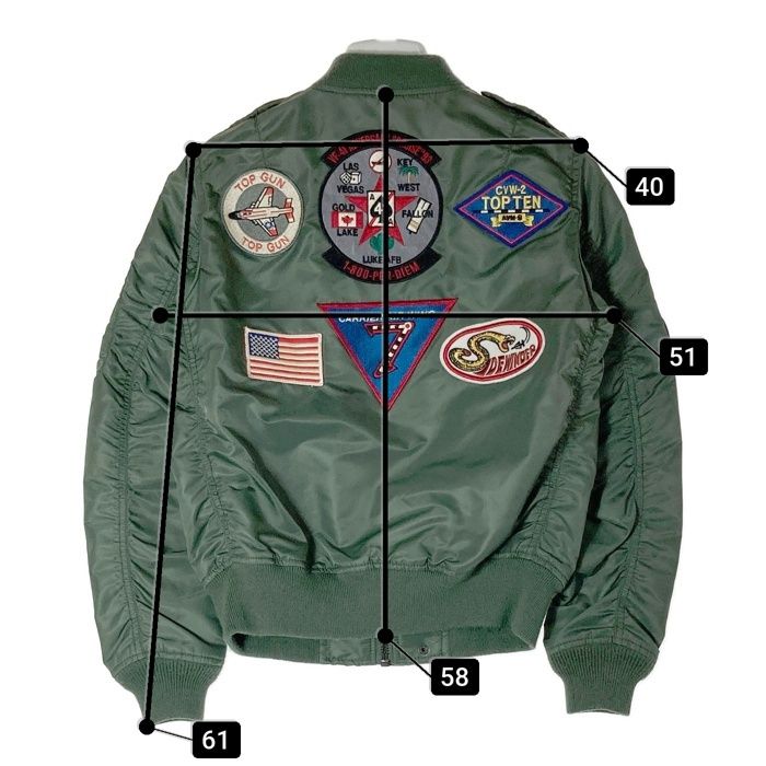 ☆AVIREX アヴィレックス 6262051 L-2B BLACK ACES フライトジャケット