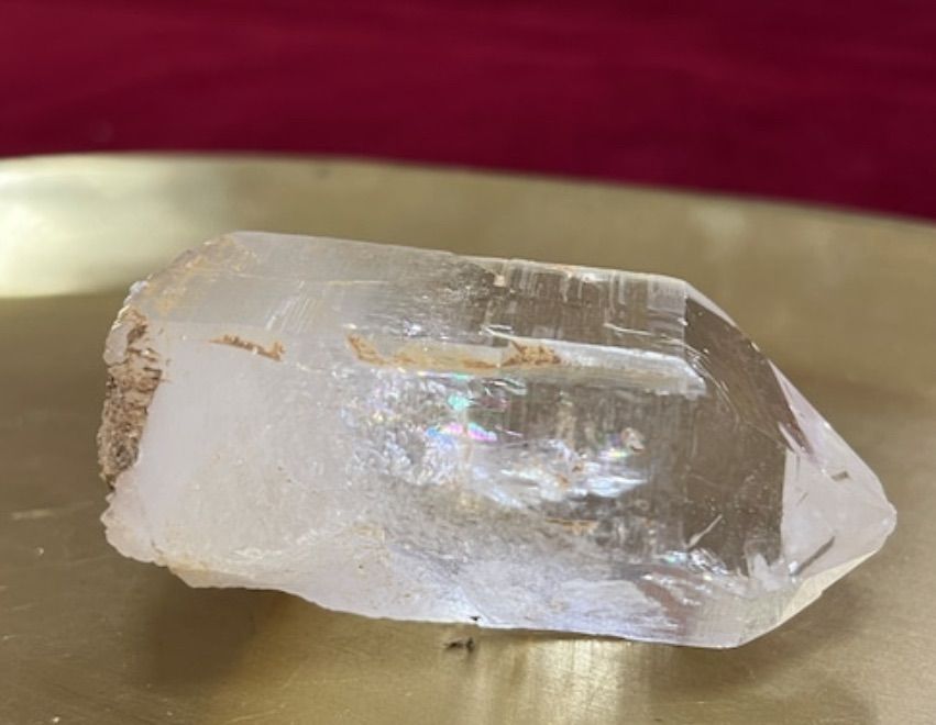 高品質 ヒマラヤ産 マニハール水晶 ポイント 自立 83g 原石 天然石 
